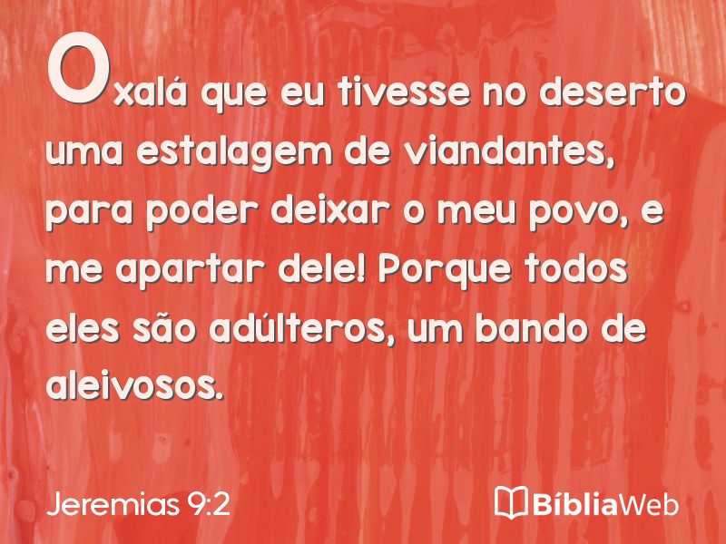 Jeremias 9:2 em imagem para compartilhar