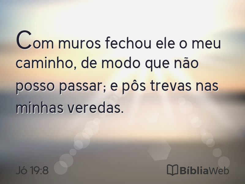 Jó 19:8 em imagem para compartilhar