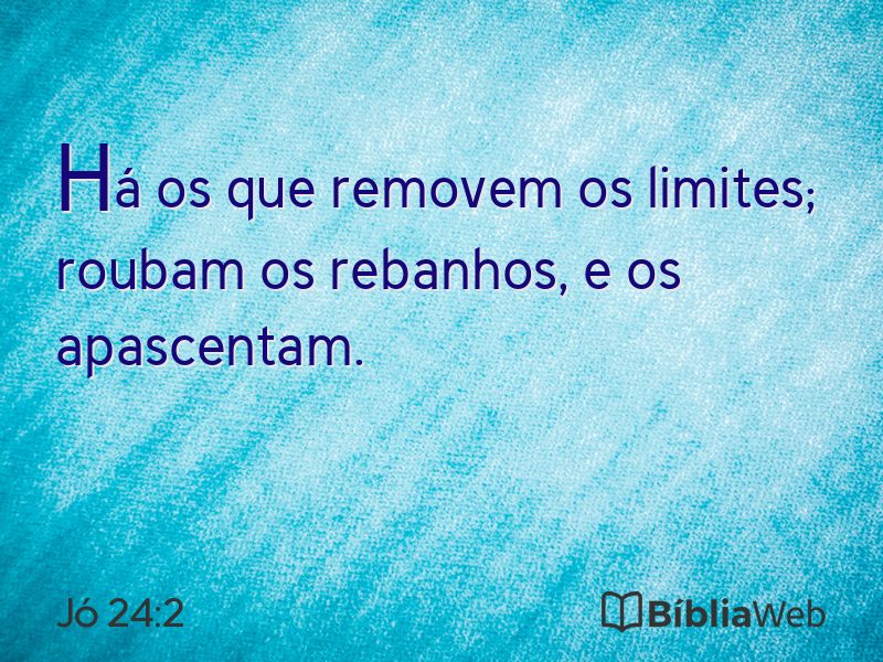 Jó 24:2 em imagem para compartilhar