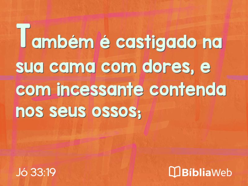 Jó 33:19 em imagem para compartilhar