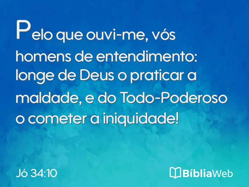 Jó 34:10 em imagem para compartilhar