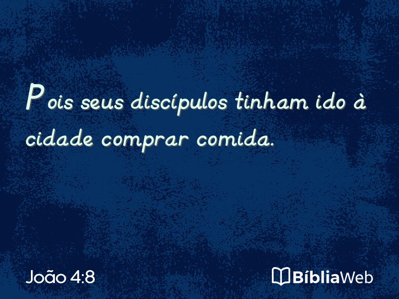 João 4:8 em imagem para compartilhar