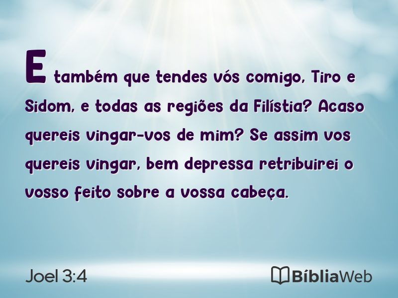 Joel 3:4 em imagem para compartilhar