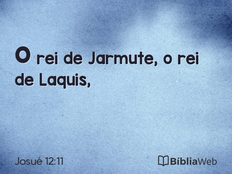 Josué 12:11 em imagem para compartilhar