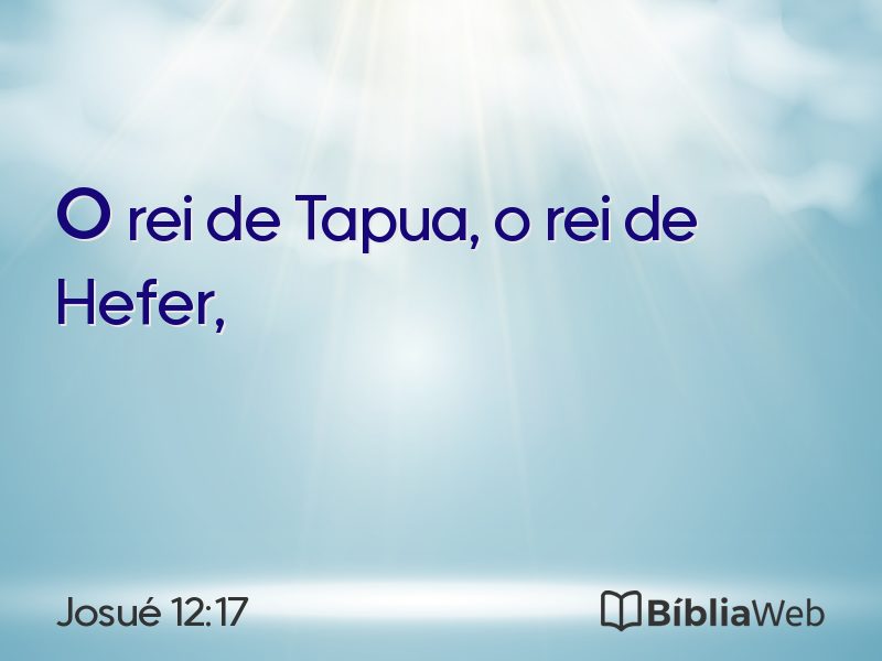 Josué 12:17 em imagem para compartilhar