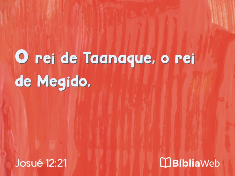 Josué 12:21 em imagem para compartilhar