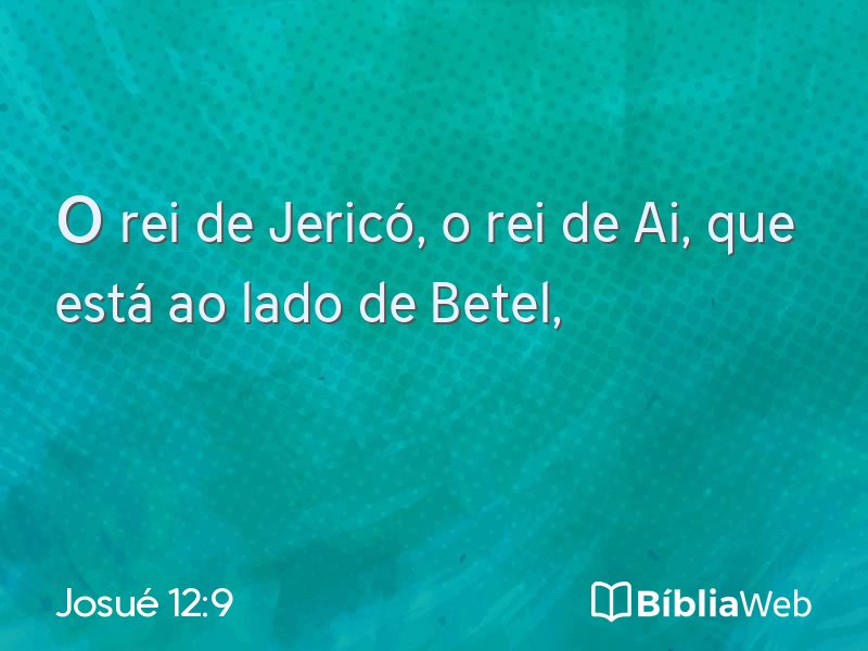 Josué 12:9 em imagem para compartilhar