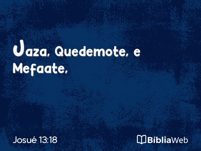 Josué 13:18 em imagem para compartilhar