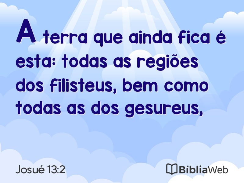 Josué 13:2 em imagem para compartilhar