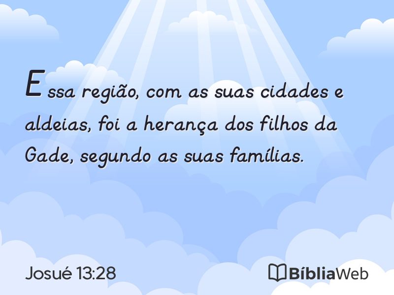 Josué 13:28 em imagem para compartilhar