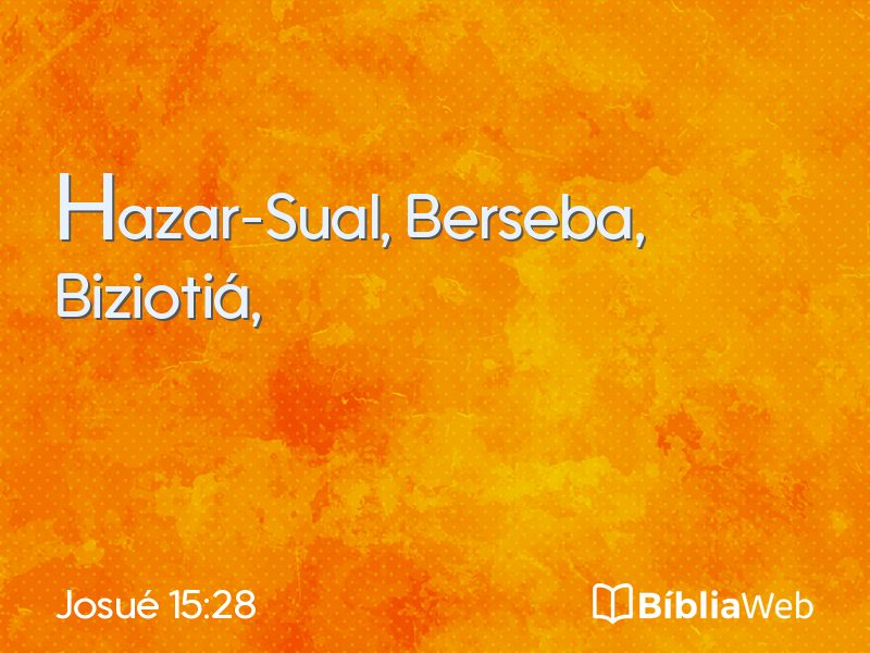 Josué 15:28 em imagem para compartilhar
