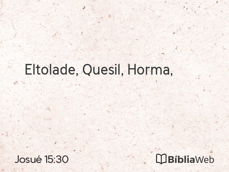 Josué 15:30 em imagem para compartilhar