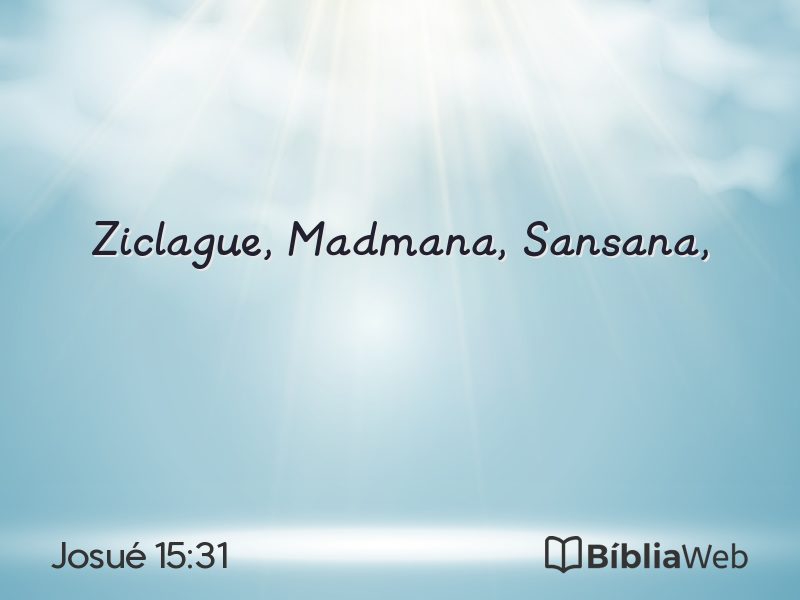 Josué 15:31 em imagem para compartilhar