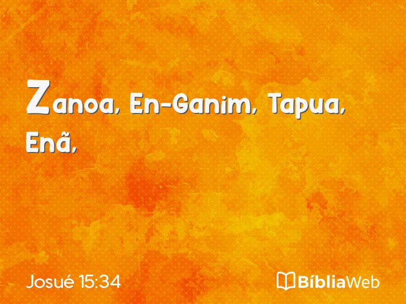 Josué 15:34 em imagem para compartilhar