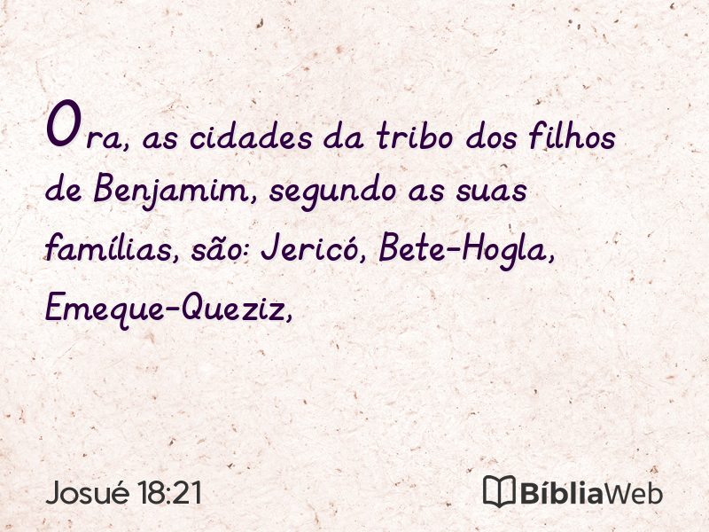 Josué 18:21 em imagem para compartilhar