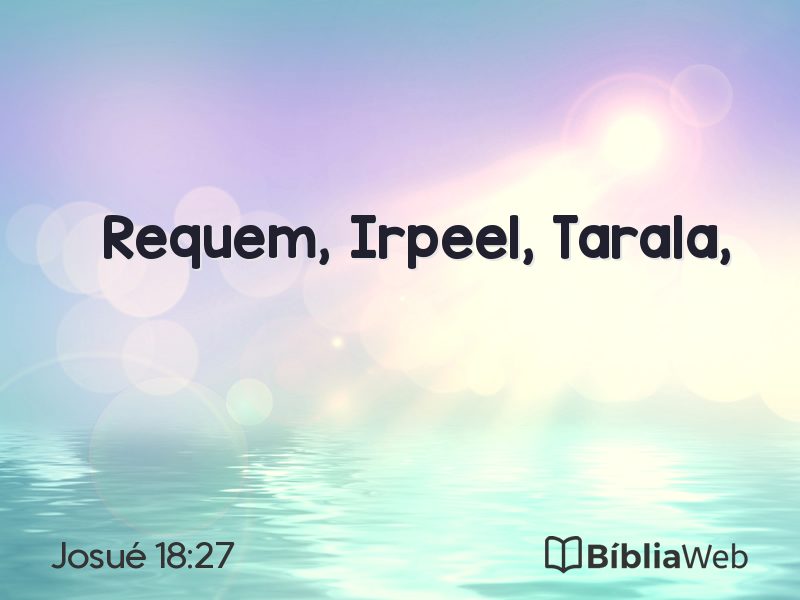 Josué 18:27 em imagem para compartilhar