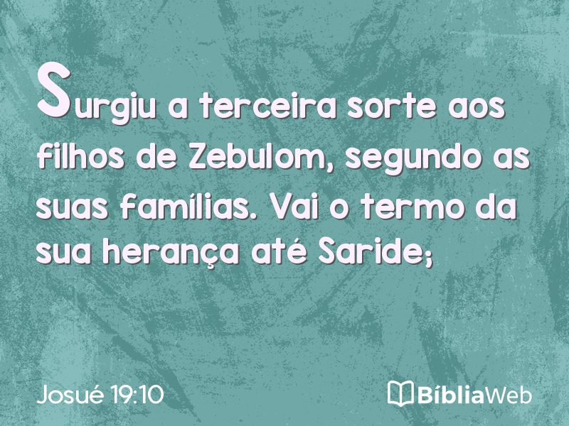 Josué 19:10 em imagem para compartilhar