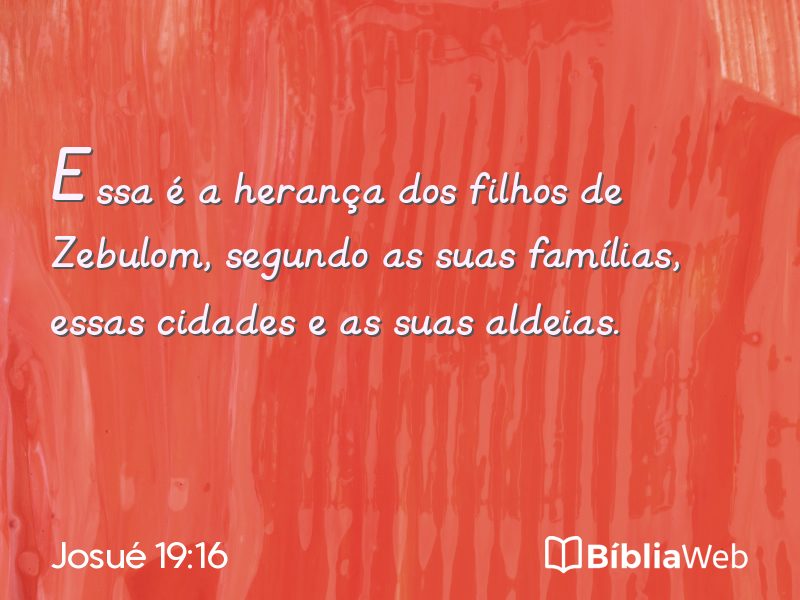 Josué 19:16 em imagem para compartilhar