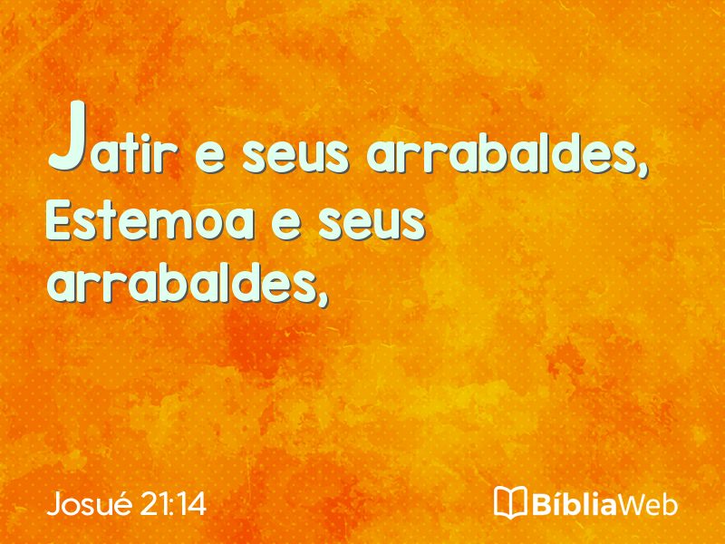 Josué 21:14 em imagem para compartilhar
