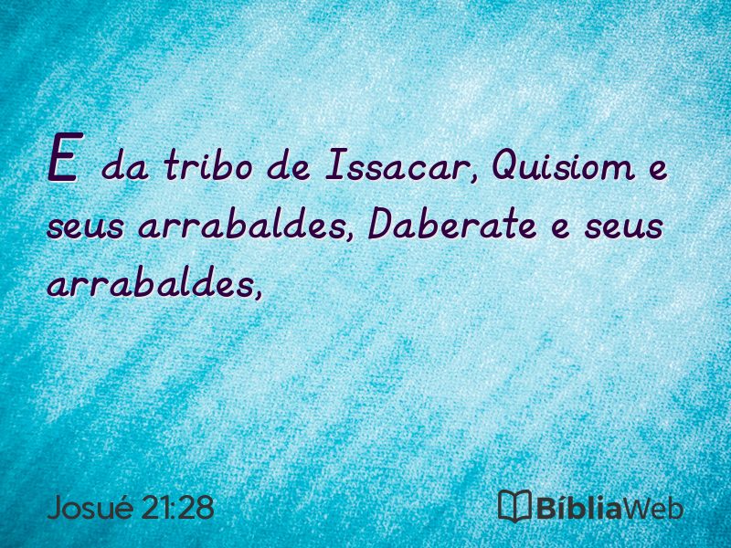 Josué 21:28 em imagem para compartilhar