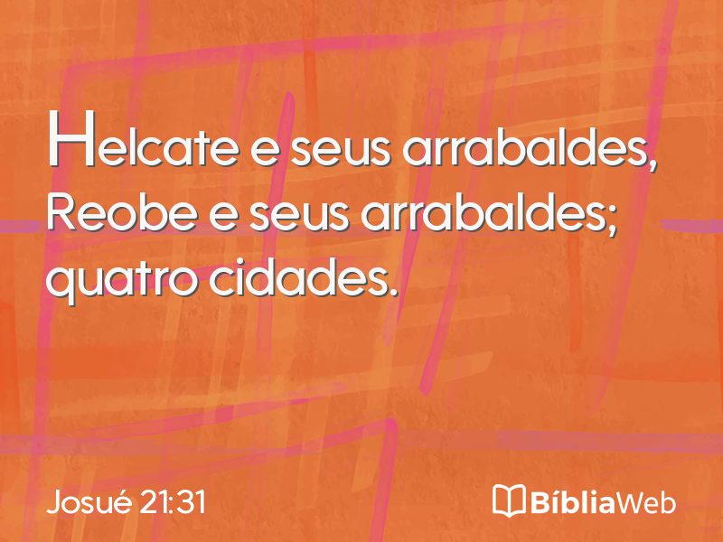 Josué 21:31 em imagem para compartilhar