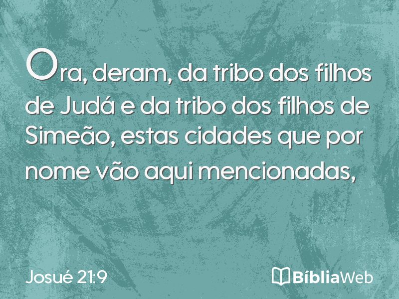Josué 21:9 em imagem para compartilhar