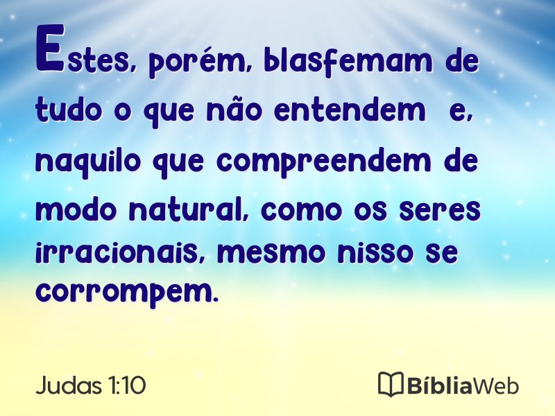Judas 1:10 em imagem para compartilhar