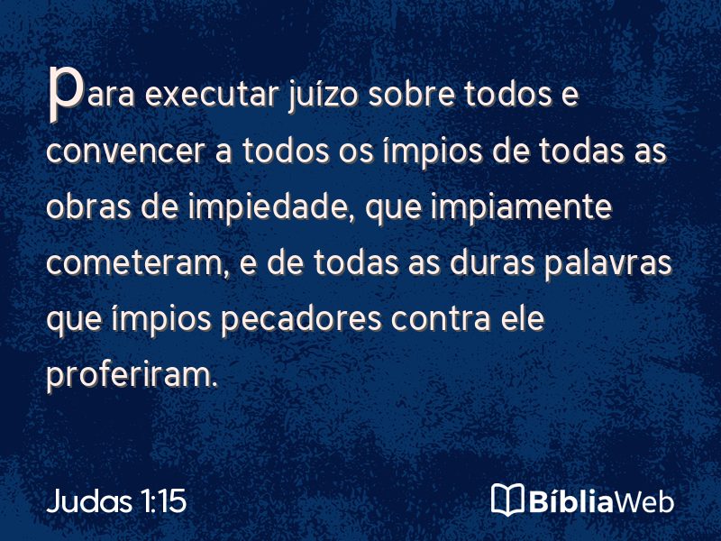 Judas 1:15 em imagem para compartilhar