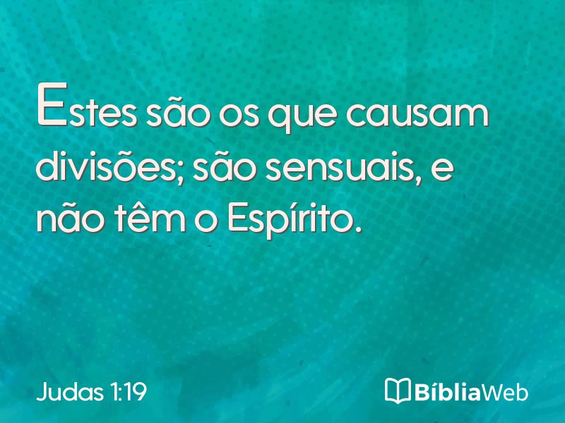 Judas 1:19 em imagem para compartilhar