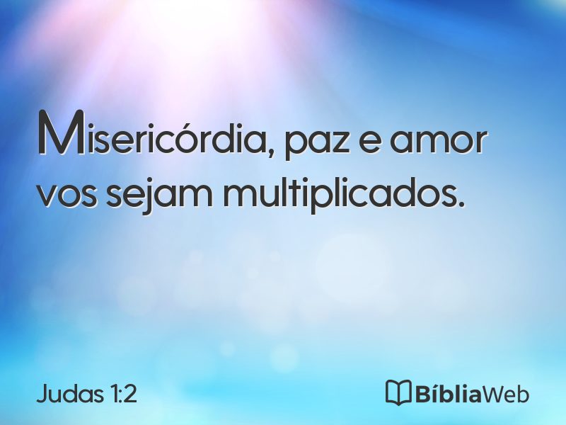 Judas 1:2 em imagem para compartilhar