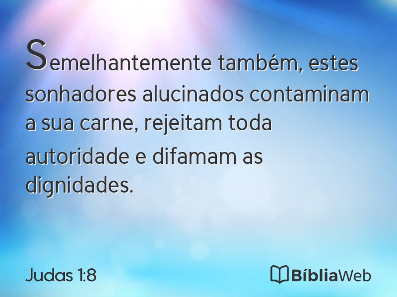 Judas 1:8 em imagem para compartilhar
