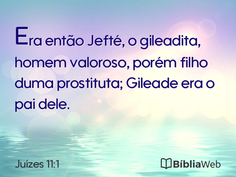 Juízes 11:1 em imagem para compartilhar