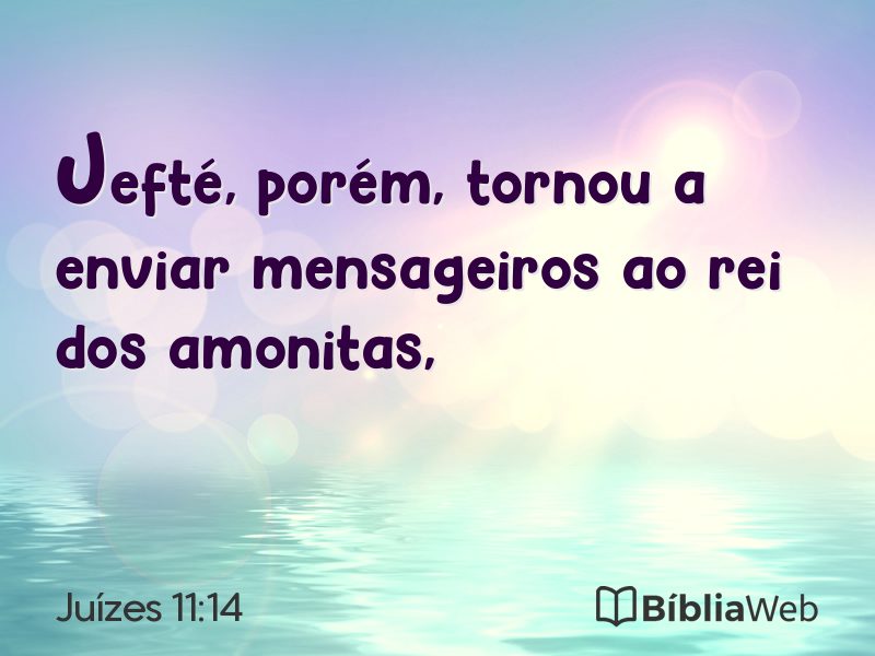Juízes 11:14 em imagem para compartilhar