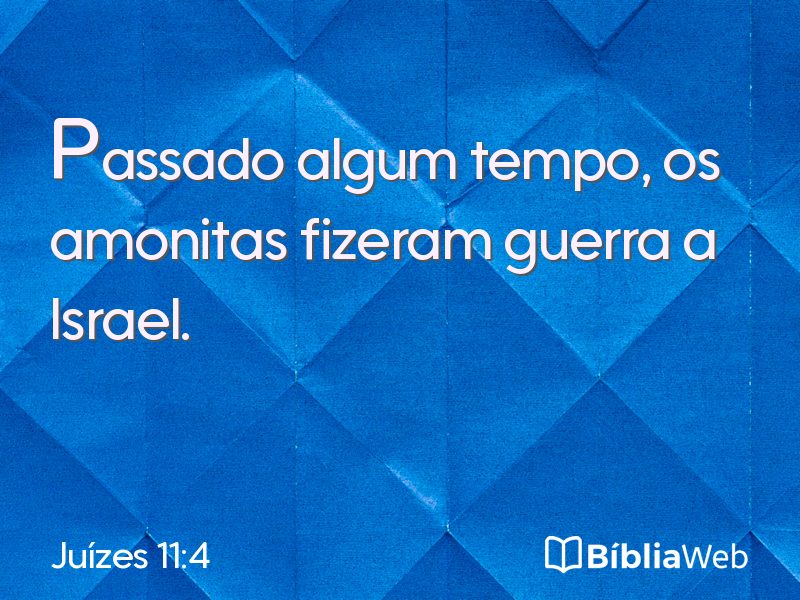 Juízes 11:4 em imagem para compartilhar