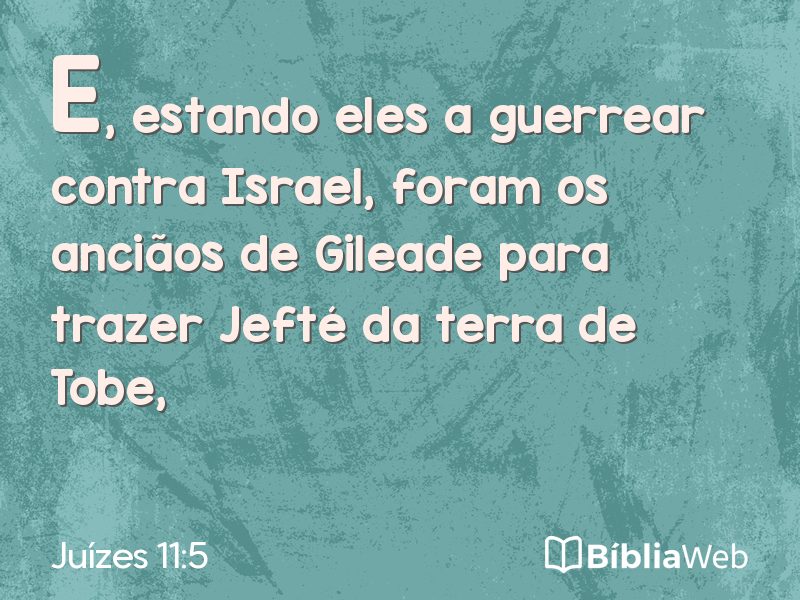 Juízes 11:5 em imagem para compartilhar