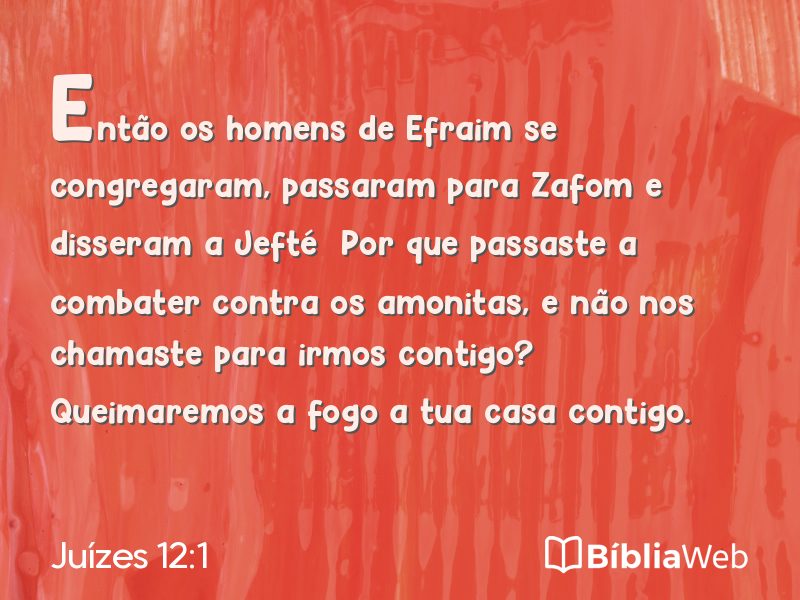 Juízes 12:1 em imagem para compartilhar