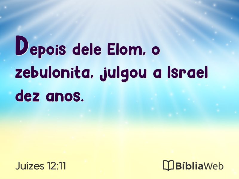 Juízes 12:11 em imagem para compartilhar