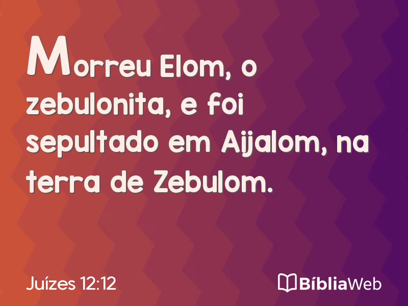 Juízes 12:12 em imagem para compartilhar