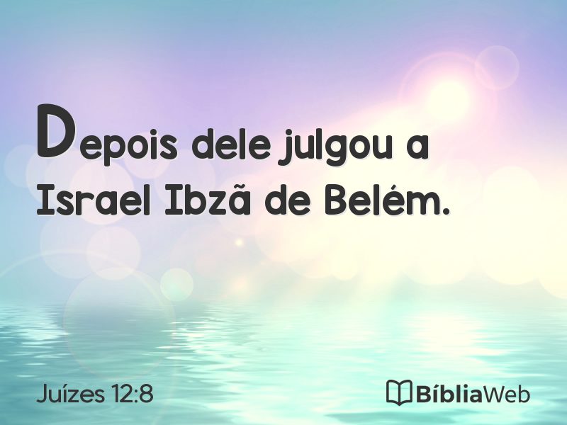 Juízes 12:8 em imagem para compartilhar
