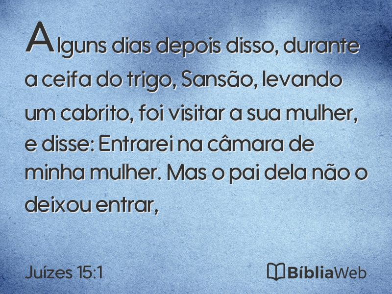 Juízes 15:1 em imagem para compartilhar