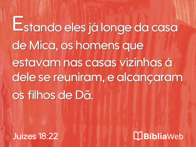 Juízes 18:22 em imagem para compartilhar