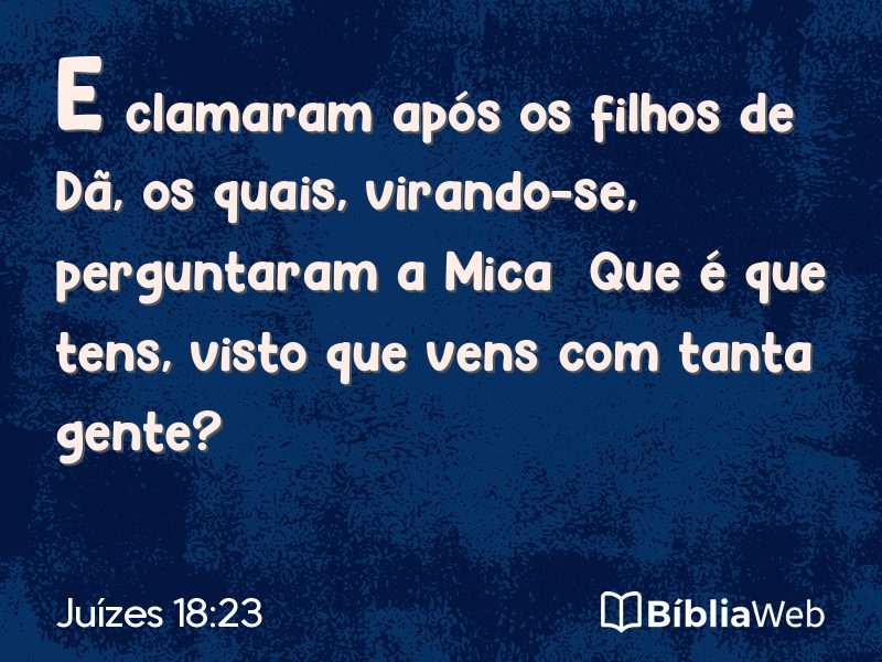 Juízes 18:23 em imagem para compartilhar