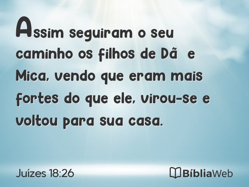Juízes 18:26 em imagem para compartilhar