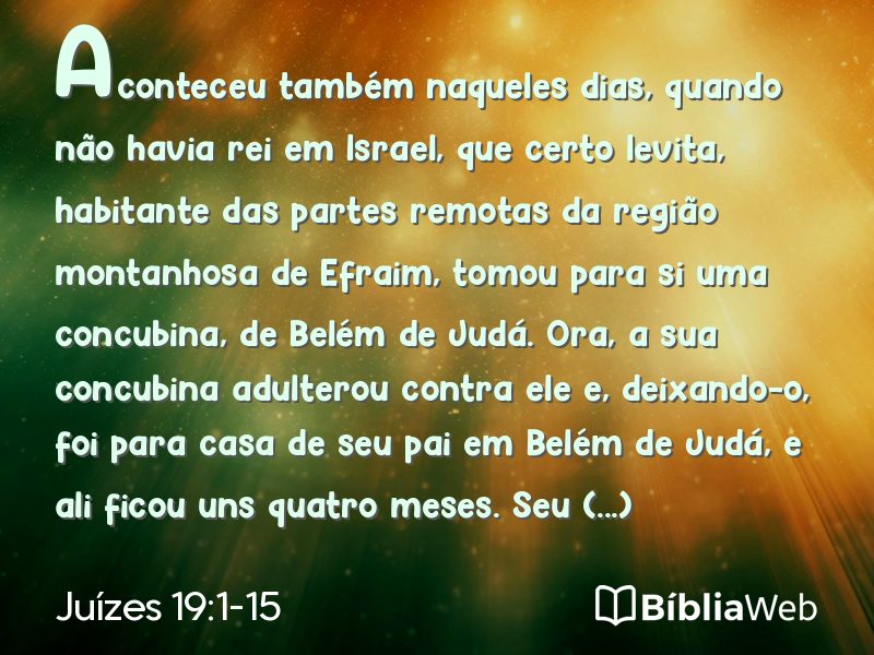 Juízes 19:1-15 em imagem para compartilhar