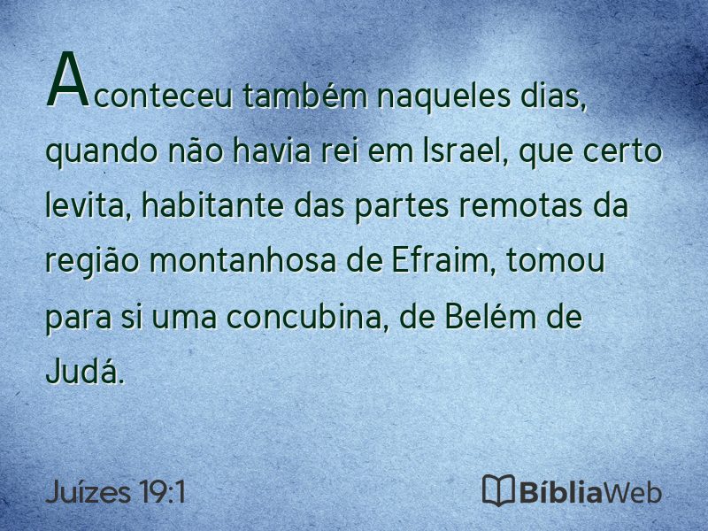 Juízes 19:1 em imagem para compartilhar