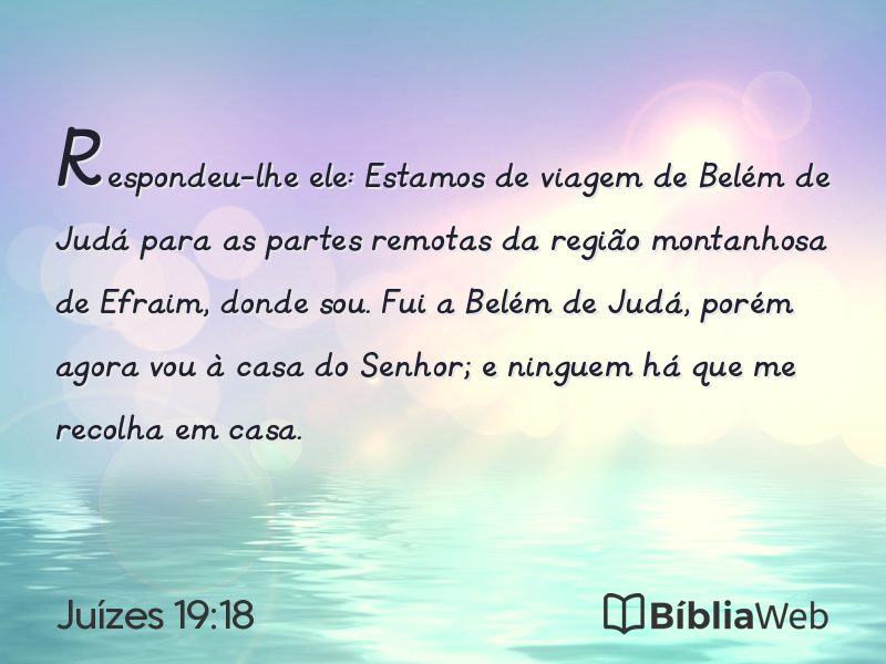 Juízes 19:18 em imagem para compartilhar