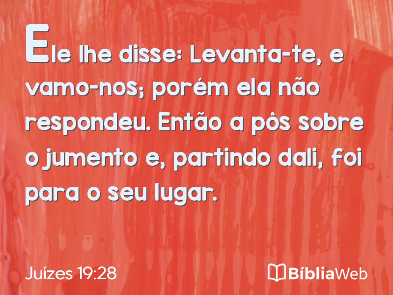 Juízes 19:28 em imagem para compartilhar