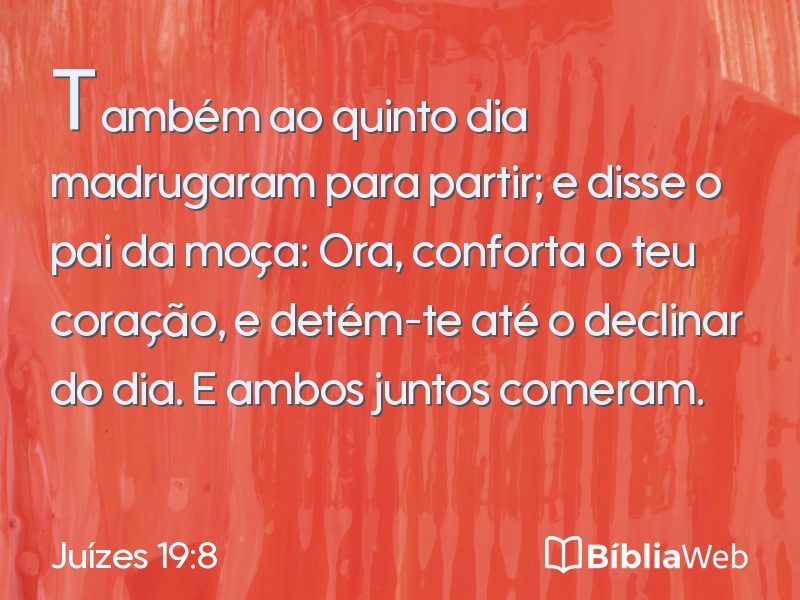 Juízes 19:8 em imagem para compartilhar