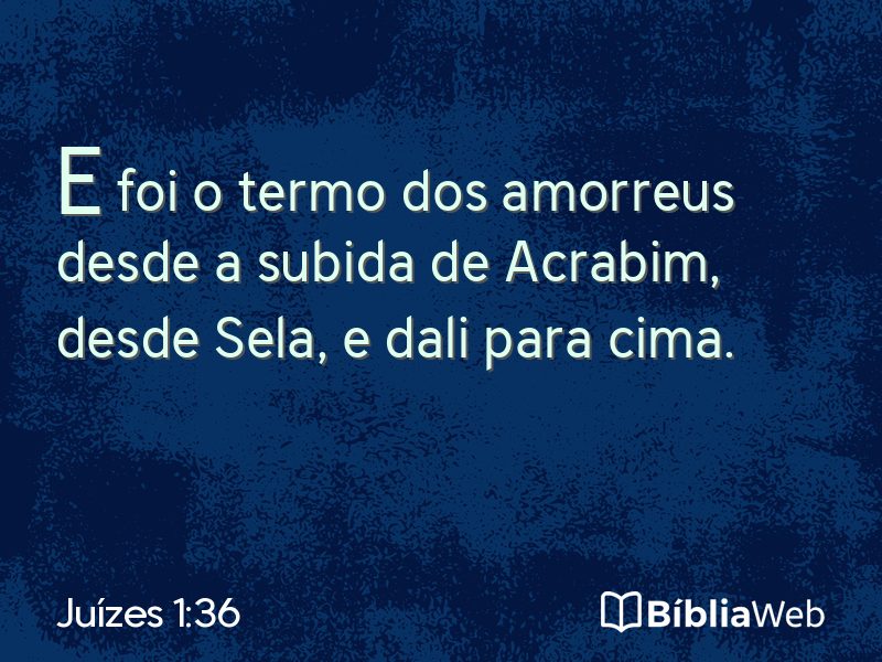 Juízes 1:36 em imagem para compartilhar