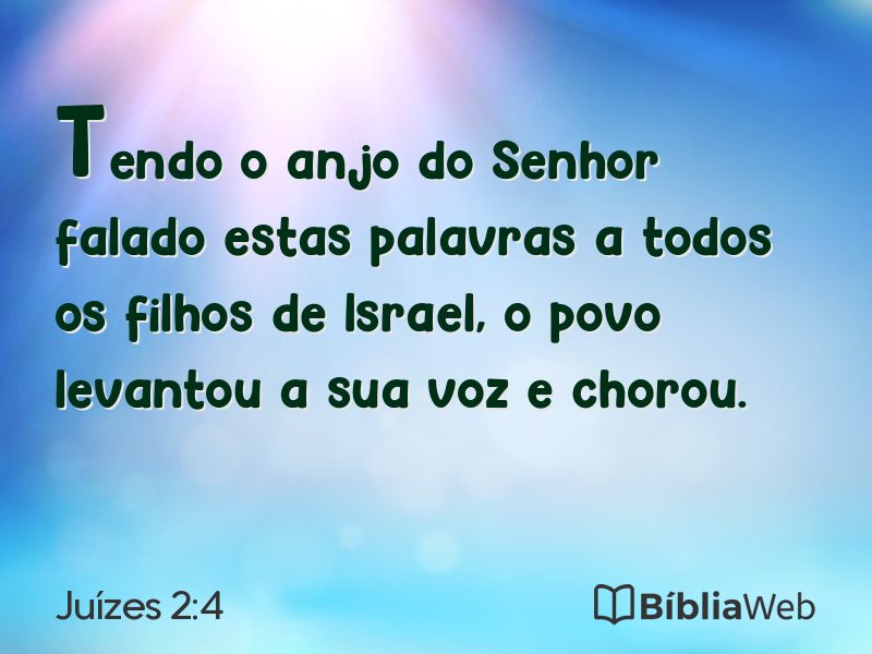 Juízes 2:4 em imagem para compartilhar